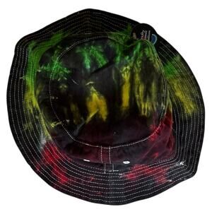 Rasta Fisherman’s Hat Tie Dye Bucket Hat Hiking Outdoor